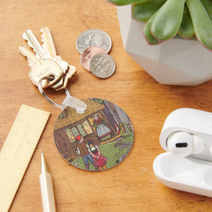 Hansel en Gretel, Klassiek Sprookje van Hauman Sleutelhanger