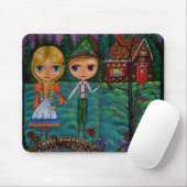 Hansel en Gretel Mousepad Muismat (Met muis)