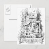Hansel en Gretel ontmoeten de heks Briefkaart (Voorkant / Achterkant)