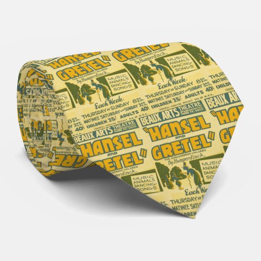 Hansel en Gretel - Opera van Engelbert Humperdinck Stropdas (Opgerold)