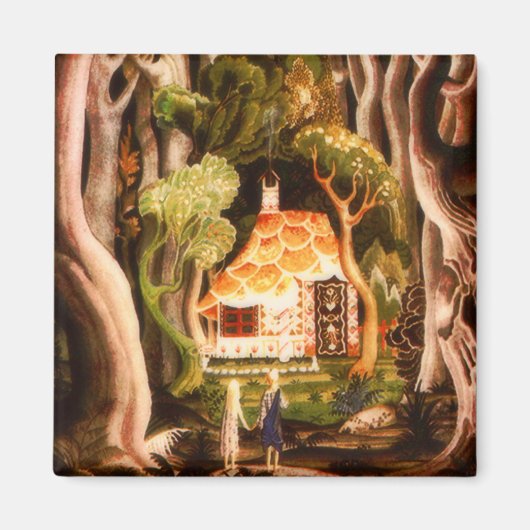 Hansel et Gretel Fairy Tale Magnet (Devant)