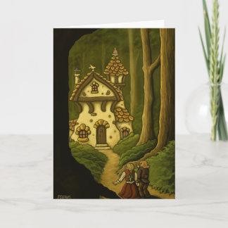 Hänsel & Gretel sprookjesachtige wenskaart Kaart