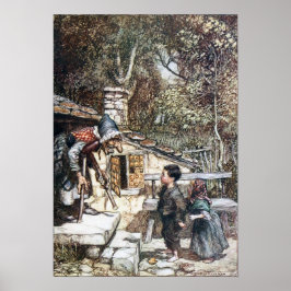 Hansel & Grethel ontmoeten de heks Poster