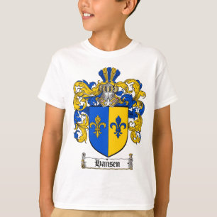 HANSEN FAMILY CREST - HANSEN COAT OF ARMS T-SHIRT