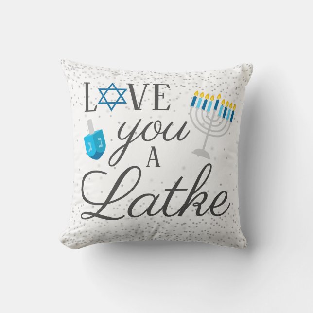 Hanukah Pillow! Kussen (Voorkant)