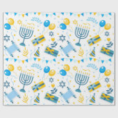 Hanukka Cadeaupapier (Vlak)