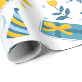 Hanukka Cadeaupapier (Rol Hoek)