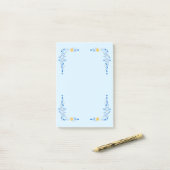 Hanukka ingelijst post-it® notes (Op bureau)