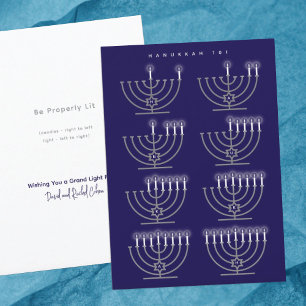 Hanukkah 101 feestdagenkaart