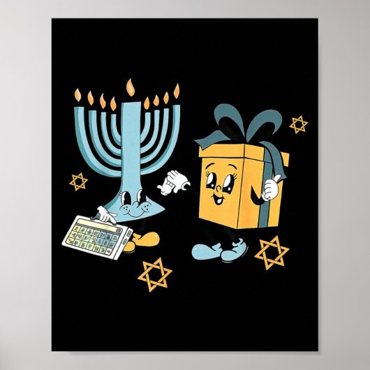 Hanukkah Aac Speech Therast Slp Communication Acce Poster (Voorkant)