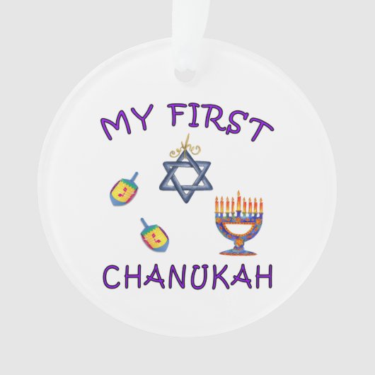 Hanukkah Baby Ornament (voorkant)