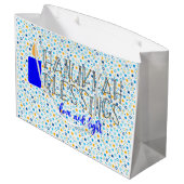 Hanukkah Blessings Groot Cadeauzakje (Achterkant Gekanteld)