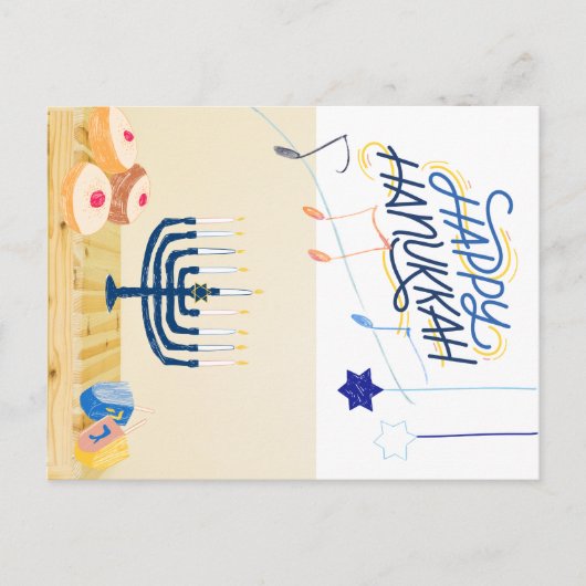 Hanukkah Briefkaart (Voorkant)