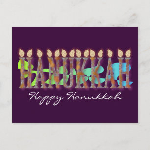 Hanukkah-Briefkaart: Happy Hanukkah Feestdagenkaart
