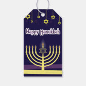 Hanukkah Cadeaulabel (Achterkant)