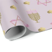 Hanukkah Cadeaupapier (Rol Hoek)