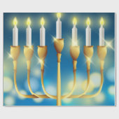 Hanukkah Cadeaupapier (Vlak)