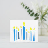Hanukkah Candles Briefkaart (Staand voorkant)