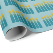 Hanukkah Candles Cadeaupapier (Rol Hoek)