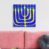 Hanukkah Canvas Afdruk (Insitu (Woonkamer))