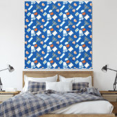 Hanukkah Canvas Print Fun (Insitu (Slaapkamer))