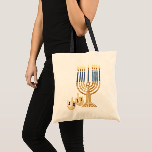 Hanukkah Canvas tas (Voorkant (product))