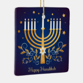 Hanukkah Ceramic Ornament (Rechts)