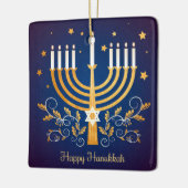 Hanukkah Ceramic Ornament (Links)