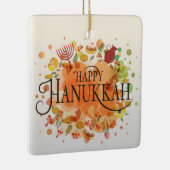 Hanukkah Ceramic Ornament (Rechts)