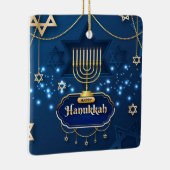 Hanukkah Ceramic Ornament (Rechts)