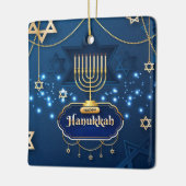 Hanukkah Ceramic Ornament (Links)