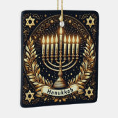 Hanukkah Ceramic Ornament (Rechts)