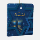 Hanukkah Ceramic Ornament (Rechts)