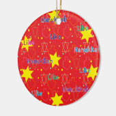 Hanukkah Cirkel Ornament (Links)