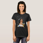 Hanukkah Cocker Spaniel. Dog Snow Globe Pajama T-shirt (Voorkant volledig)