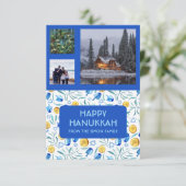 HANUKKAH CUSTOM 3 FOTO'S Driedel Gelt Holiday (Staand voorkant)