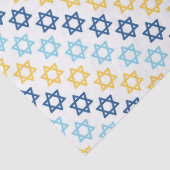 Hanukkah Diagonale Ster van David Tissuepapier (Detail)