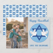 Hanukkah Dove Groetings of Peace (Voorkant / Achterkant)