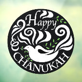 Hanukkah Dove Love Window Cling Raamsticker (Vel 3)