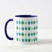 Hanukkah Draaietop Feest Mug Mok (Links)
