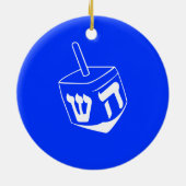 Hanukkah Dreidel Ornament (Achterkant)