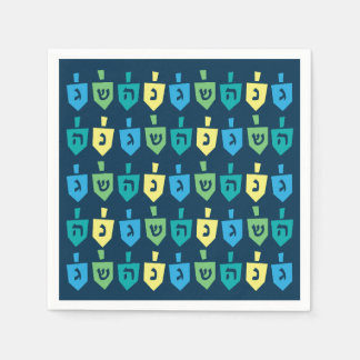 Hanukkah Dreidel Party Napkins Servet