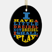 Hanukkah "Dreidel Play"/Circle Ornament (Rechts)