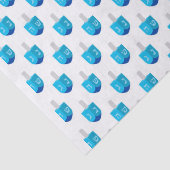 Hanukkah Dreidel Tissuepapier (Detail)