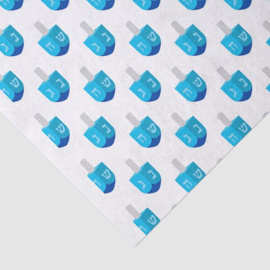 Hanukkah Dreidel Tissuepapier (Detail)