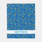 Hanukkah Dreidels Persoonlijke fleece Blanket Deken (Voorkant)