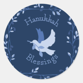 Hanukkah Duif Zegen Stickers