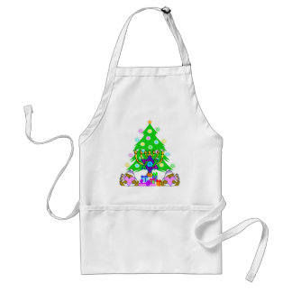 Hanukkah en Kerstmis Apron Standaard Schort