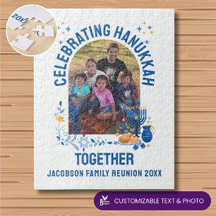  HANUKKAH FAMILIE REÜNIE Souvenir Legpuzzel