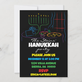Hanukkah Feastable of Light Kaart